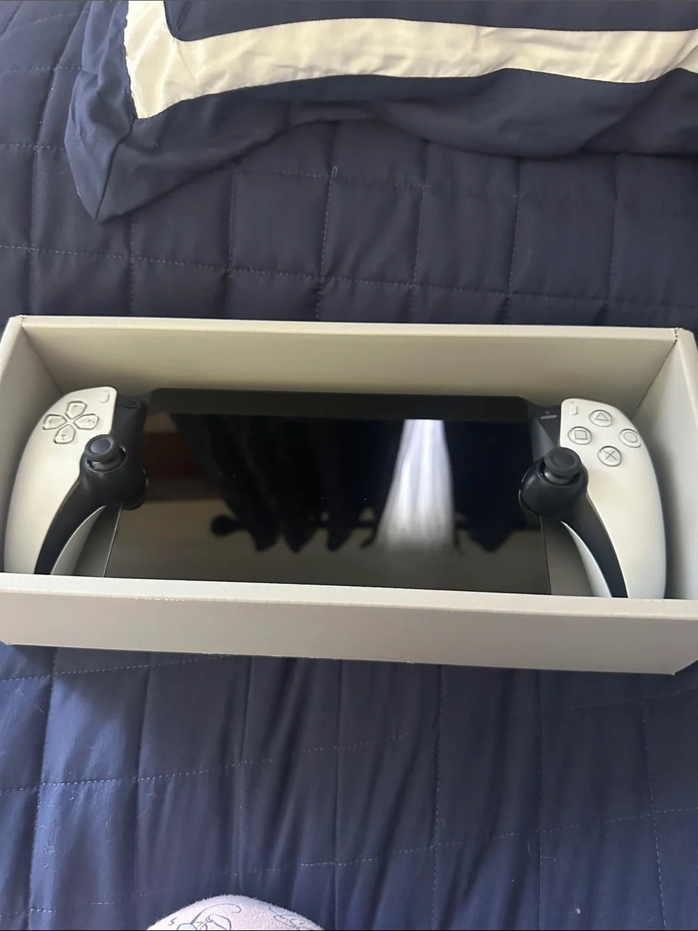Sony DualSense White Controllers with Black Tablet/Screen